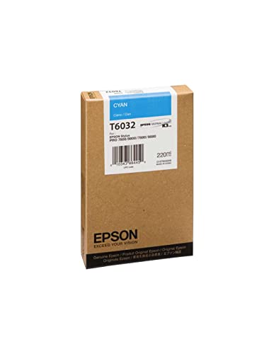 Epson T6032 Tintenpatrone, Singlepack, cyan von Epson