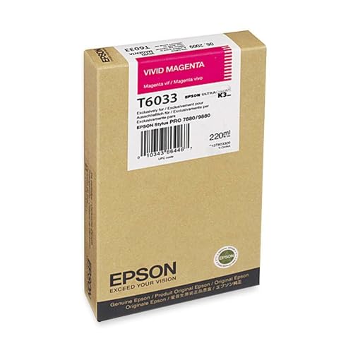 Epson T6033 Tintenpatrone, Singlepack, vivid hell magenta von Epson