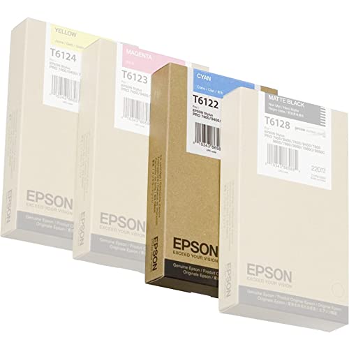 Epson T6122 Tintenpatrone, Singlepack, cyan von Epson