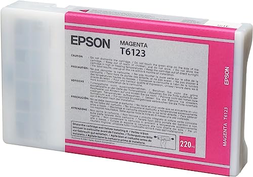 Epson T6123 Tintenpatrone, Singlepack, magenta von Epson