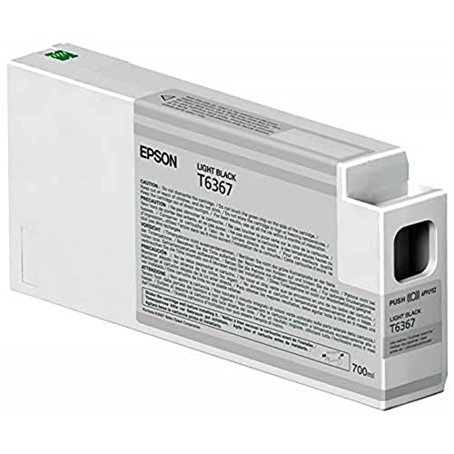 Epson T6367 Tintenpatrone, Singlepack, hell schwarz von Epson