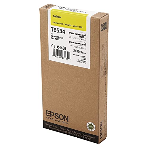 Epson T6534 Tintenpatrone, Singlepack, gelb von Epson