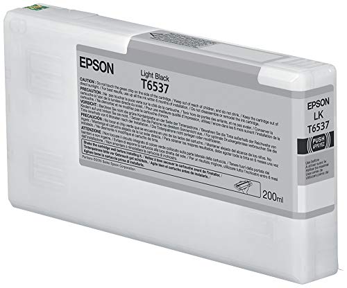 Epson T6537 Tintenpatrone, Singlepack, hell schwarz von Epson