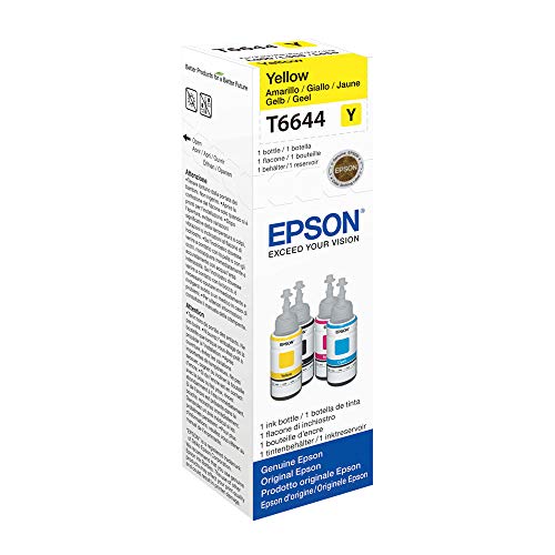 Epson T6644 Tintenpatrone EcoTank, Singlepack gelb, 70 ml von Epson