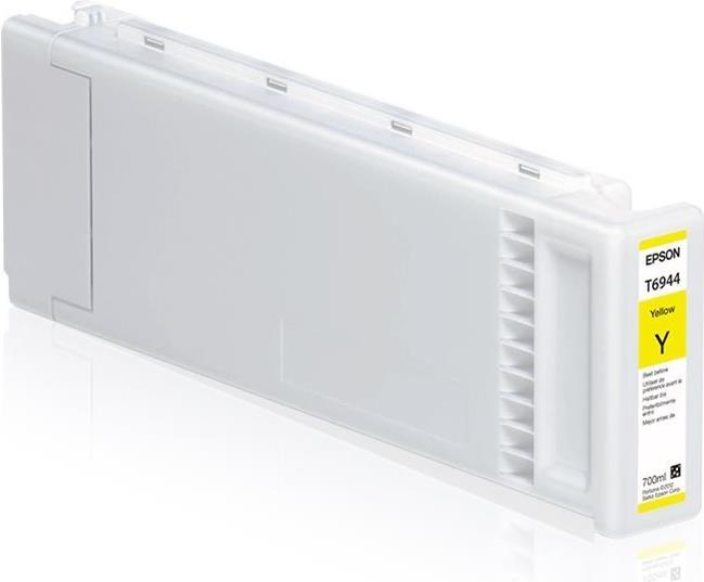 Epson T6944 - 700 ml - Gelb - original - Tintenpatrone - für SureColor SC-T3000, SC-T3000 POS, SC-T5000, SC-T5000 POS, SC-T5200, SC-T7000, SC-T7000 POS (C13T69440N) von Epson