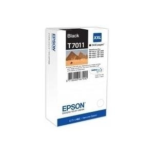 Epson T7011 - Größe XXL - Schwarz - original - Blisterverpackung - Tintenpatrone - für WorkForce Pro WP-4015 DN, WP-4095 DN, WP-4515 DN, WP-4525 DNF, WP-4595 DNF Epson T7011 - Größe XXL - Schwarz - original - Blisterverpackung - Tintenpatrone - für WorkForce Pro WP-4015 DN, WP-4095 DN, WP-4515 DN, WP-4525 DNF, WP-4595 DNF von Epson