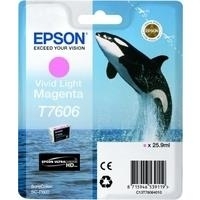Epson T7606 VIVID LIGHT MAGENTA T7606 Vivid Light Magenta, 25.9 ml (C13T76064010) von Epson
