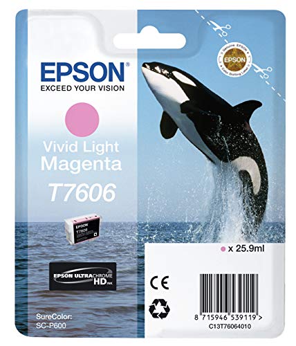 Epson T76064010 Tintenpatronen 26 ml, hell magenta, vivid light magenta von Epson