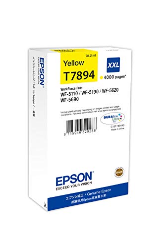 Epson T7894 Tinte, Singlepack gelb, extra hohe Kapazität von Epson