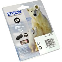 Epson Tinte C13T26114012 Photo Black 26  foto schwarz von Epson