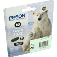 Epson Tinte C13T26314012 Photo Black 26XL  foto schwarz von Epson