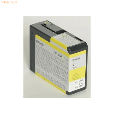 Epson Tinte Original Epson C13T580400 gelb von Epson