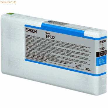 Epson Tinte Original Epson C13T653200 cyan von Epson