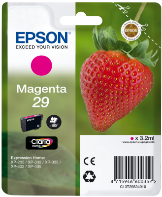 Epson Tinte Singlepack magenta 29 T2983 von Epson
