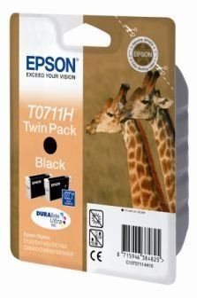 Epson Tinte schwarz 2er-Pack , T071140H10 von Epson