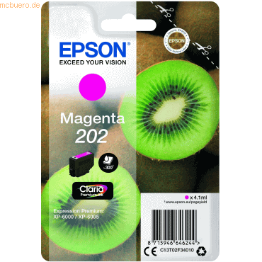 Epson Tintenpatrone Epson 202 magenta von Epson