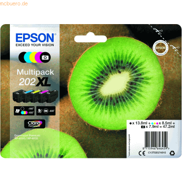 Epson Tintenpatrone Epson 202XL gelb von Epson