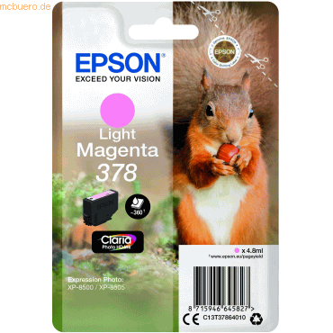 Epson Tintenpatrone Epson 378 magenta light von Epson