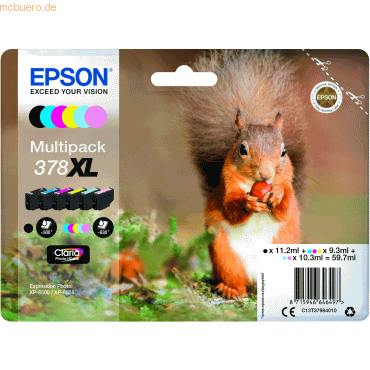 Epson Tintenpatrone Epson 378XL Multipack von Epson