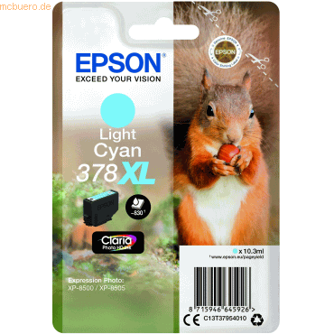 Epson Tintenpatrone Epson 378XL cyan light von Epson