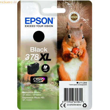 Epson Tintenpatrone Epson 378XL schwarz von Epson