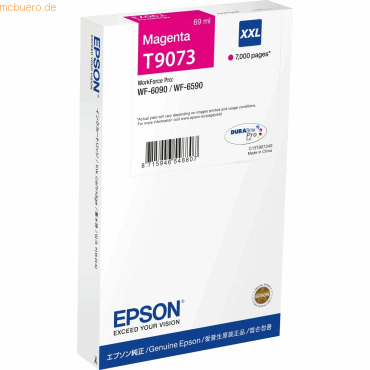 Epson Tintenpatrone Epson Expression XP 30 T9073 magenta High-Capacity von Epson