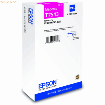 Epson Tintenpatrone Epson Stylus Color 900 T7543 magenta High-Capacity von Epson