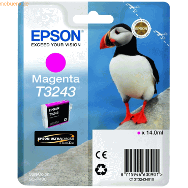 Epson Tintenpatrone Epson Surecolor SC-S 70600 T3243 magenta von Epson