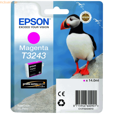 Epson Tintenpatrone Epson Surecolor SC-S 70600 T3243 magenta Epson Tintenpatrone Epson Surecolor SC-S 70600 T3243 magenta von Epson