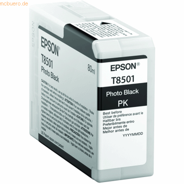 Epson Tintenpatrone Epson Surecolor SC-S 70600 T8501 Photo schwarz von Epson