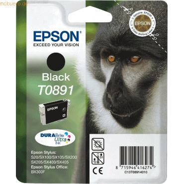 Epson Tintenpatrone Epson T08914010 schwarz Epson Tintenpatrone Epson T08914010 schwarz von Epson