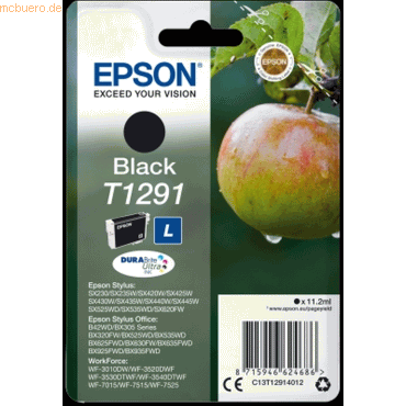 Epson Tintenpatrone Epson T1291 schwarz Epson Tintenpatrone Epson T1291 schwarz von Epson