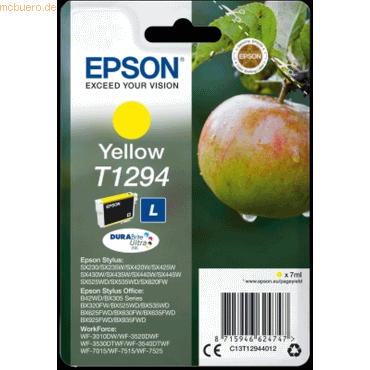 Epson Tintenpatrone Epson T1294 gelb von Epson