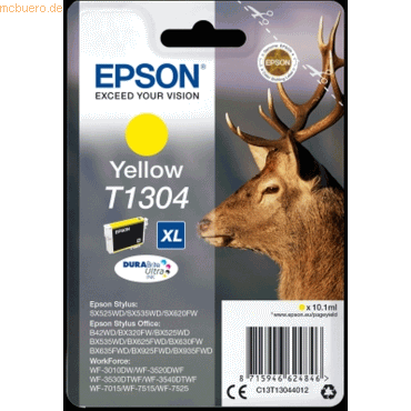 Epson Tintenpatrone Epson T1304 gelb von Epson
