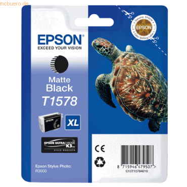 Epson Tintenpatrone Epson T15784010 schwarz matt Epson Tintenpatrone Epson T15784010 schwarz matt von Epson