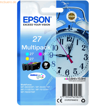 Epson Tintenpatrone Epson T2705 gelb/cyan/magenta von Epson