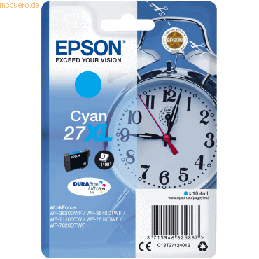 Epson Tintenpatrone Epson T2712 cyan von Epson