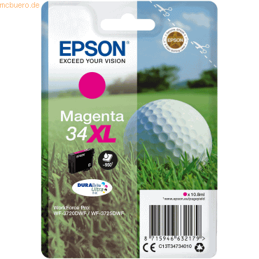 Epson Tintenpatrone Epson T3473 magenta von Epson