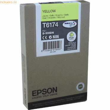Epson Tintenpatrone Epson T617400 gelb Epson Tintenpatrone Epson T617400 gelb von Epson
