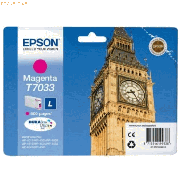 Epson Tintenpatrone Epson T70334010 magenta von Epson
