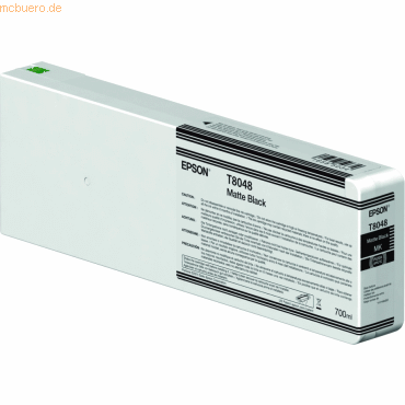 Epson Tintenpatrone Epson T8048 schwarz matt Epson Tintenpatrone Epson T8048 schwarz matt von Epson
