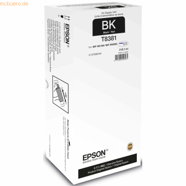 Epson Tintenpatrone Epson T8381 schwarz von Epson