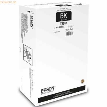 Epson Tintenpatrone Epson T8691 schwarz von Epson