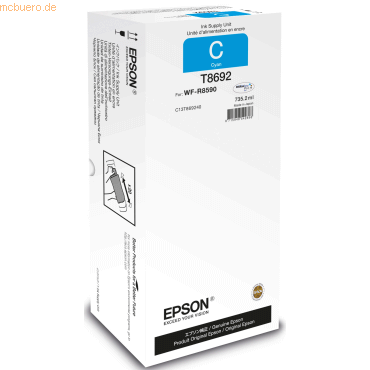 Epson Tintenpatrone Epson T8692 cyan von Epson