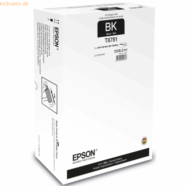 Epson Tintenpatrone Epson T8781 schwarz von Epson
