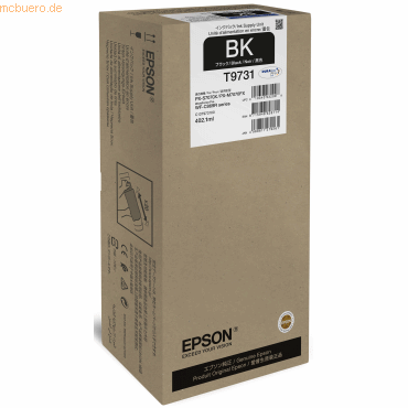 Epson Tintenpatrone Epson T9731 schwarz Epson Tintenpatrone Epson T9731 schwarz von Epson