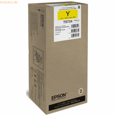 Epson Tintenpatrone Epson T9734 gelb Epson Tintenpatrone Epson T9734 gelb von Epson