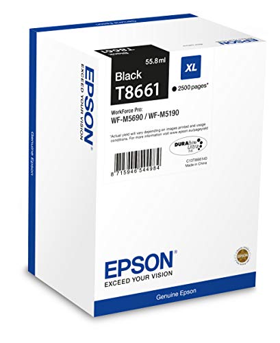 Epson Tintenpatrone T8661 Original einzeln Schwarz C13T866140 von Epson