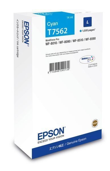 Epson Tintenpatrone cyan L -  C13T756240 von Epson