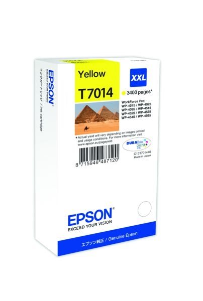 Epson Tintenpatrone gelb XXL , T70144010 von Epson